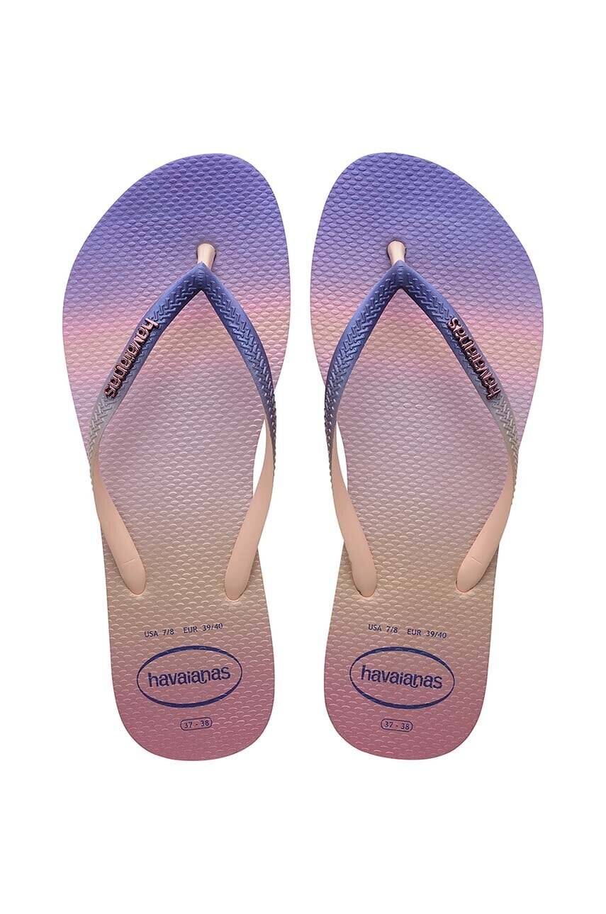 Žabky Havaianas Sunset SLIM GRADIENT dámske, na plochom podpätku, 4146908.0076