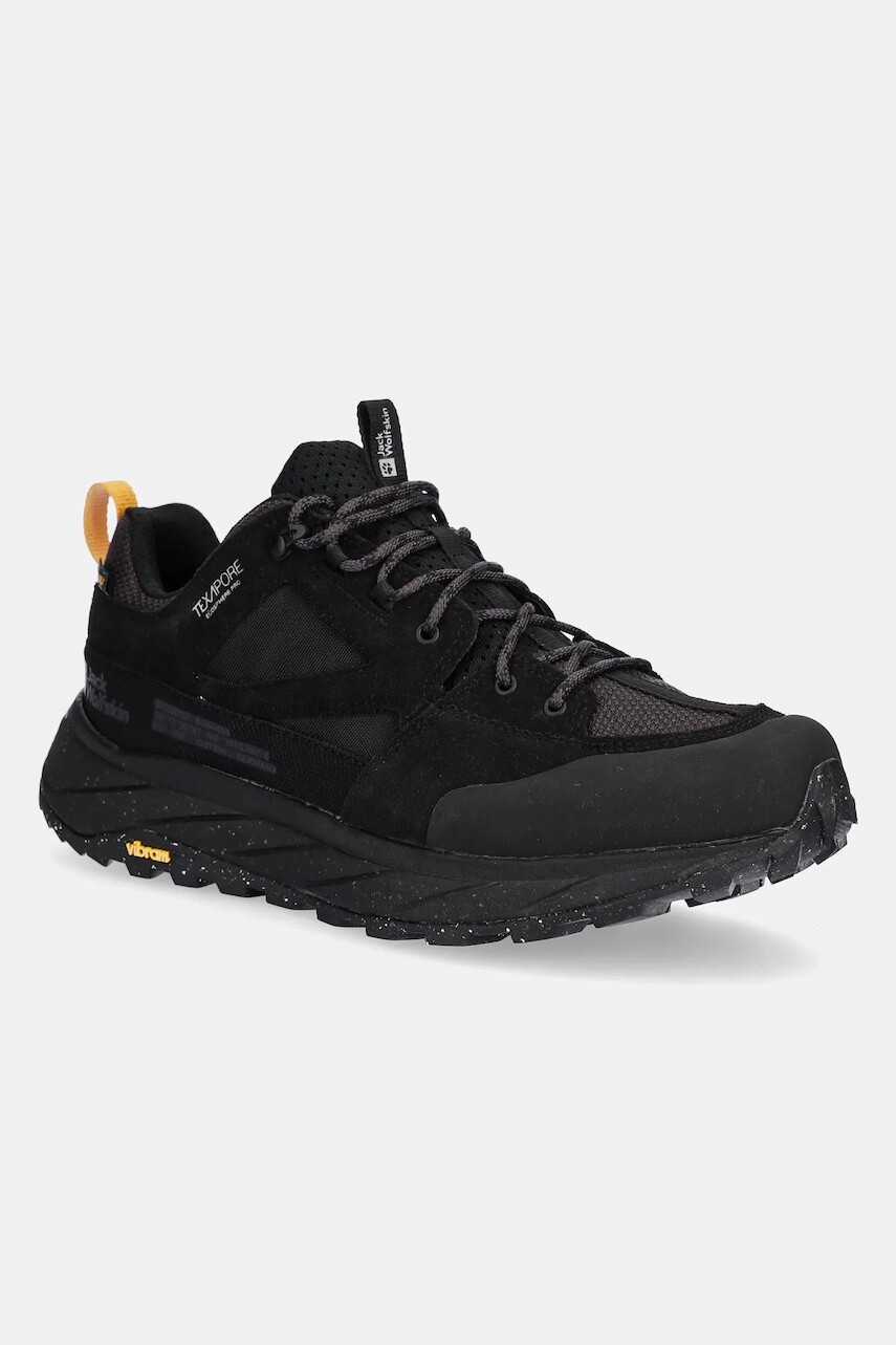 Topánky Jack Wolfskin Terraquest Texapore Low pánske, zelená farba, 4056401