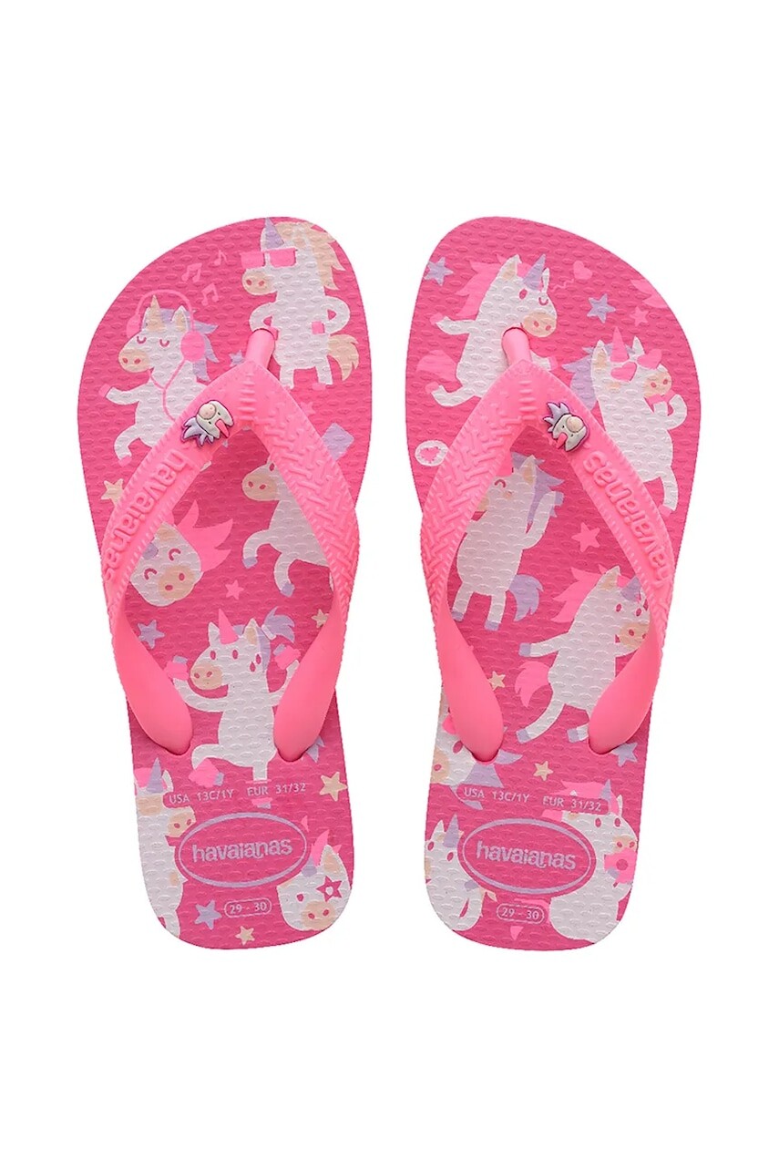 Detské žabky Havaianas FANTASY ružová farba