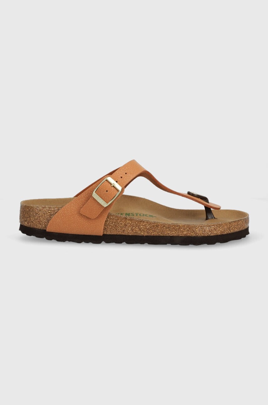 Šľapky Birkenstock Gizeh hnedá farba, 1025062