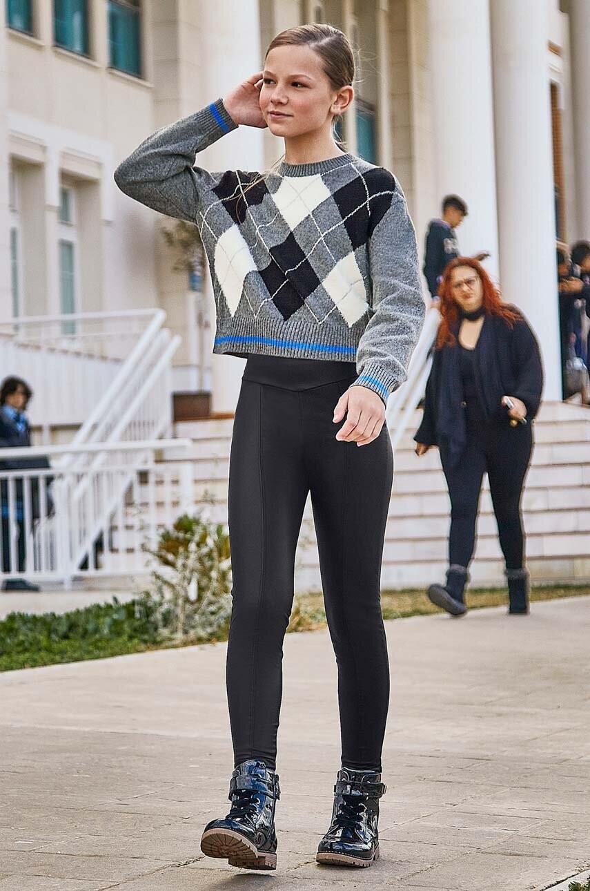 Detské legíny Mayoral béžová farba, jednofarebné