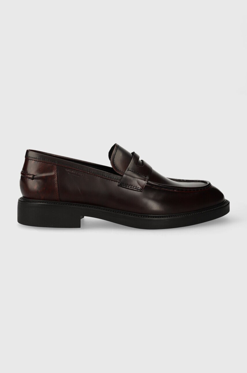 Kožené mokasíny Vagabond Shoemakers ALEX M pánske, bordová farba, 5366.104.43