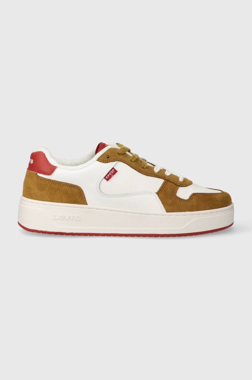 Tenisky Levi's GLIDE žltá farba, 235200.51
