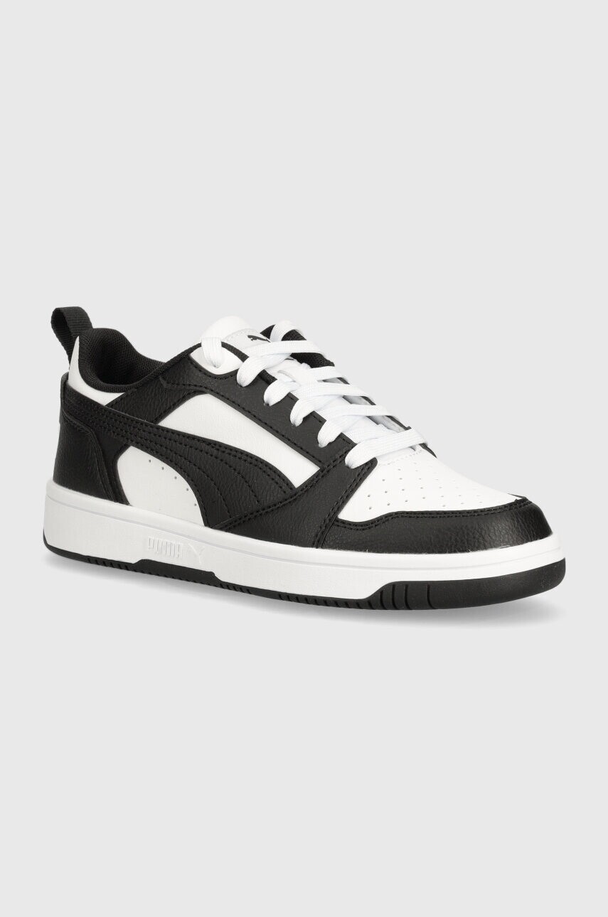 Detské tenisky Puma Rebound V6 Lo Jr biela farba