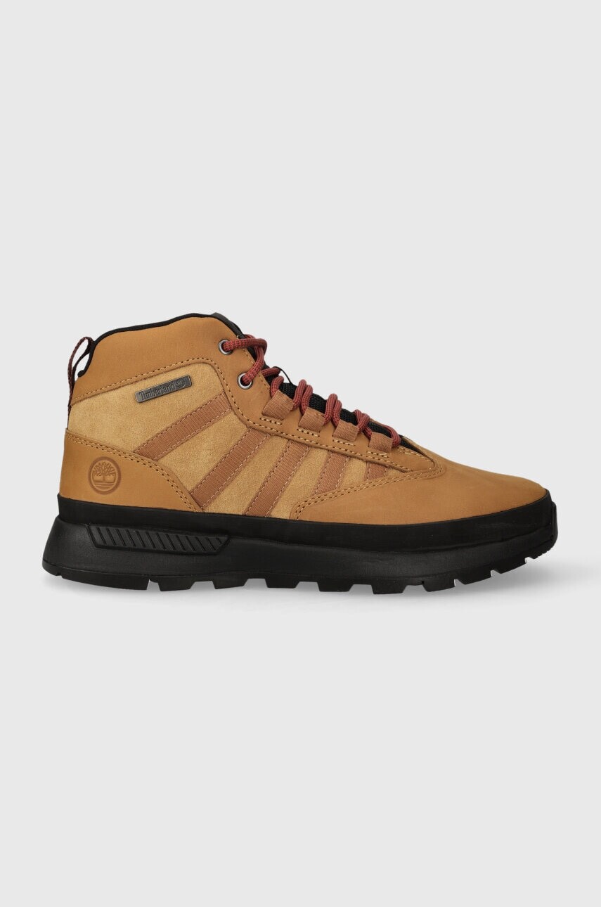 Topánky Timberland Euro Trekker Mid Leather pánske, žltá farba, TB0A62CR2311