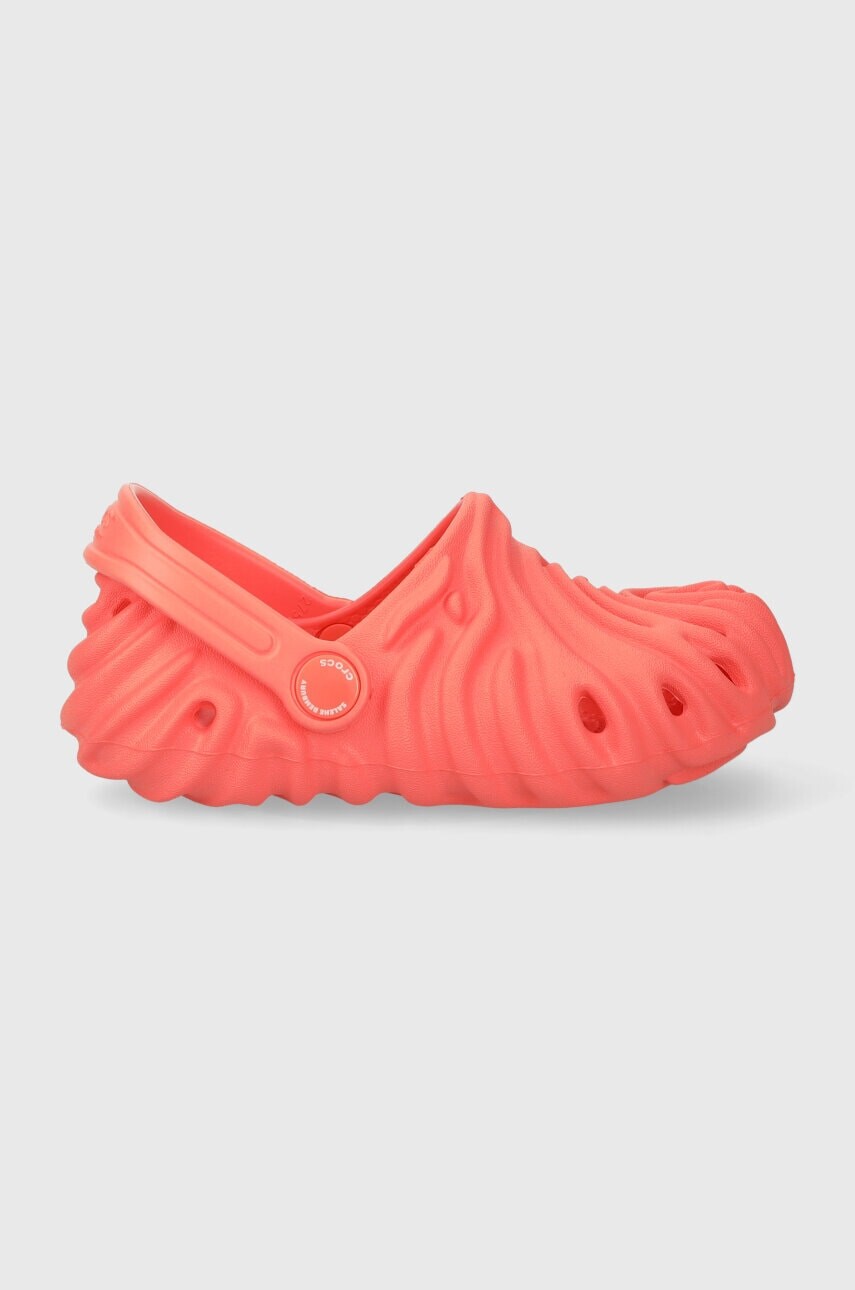 Detské šľapky Crocs x salethe bembury oranžová farba