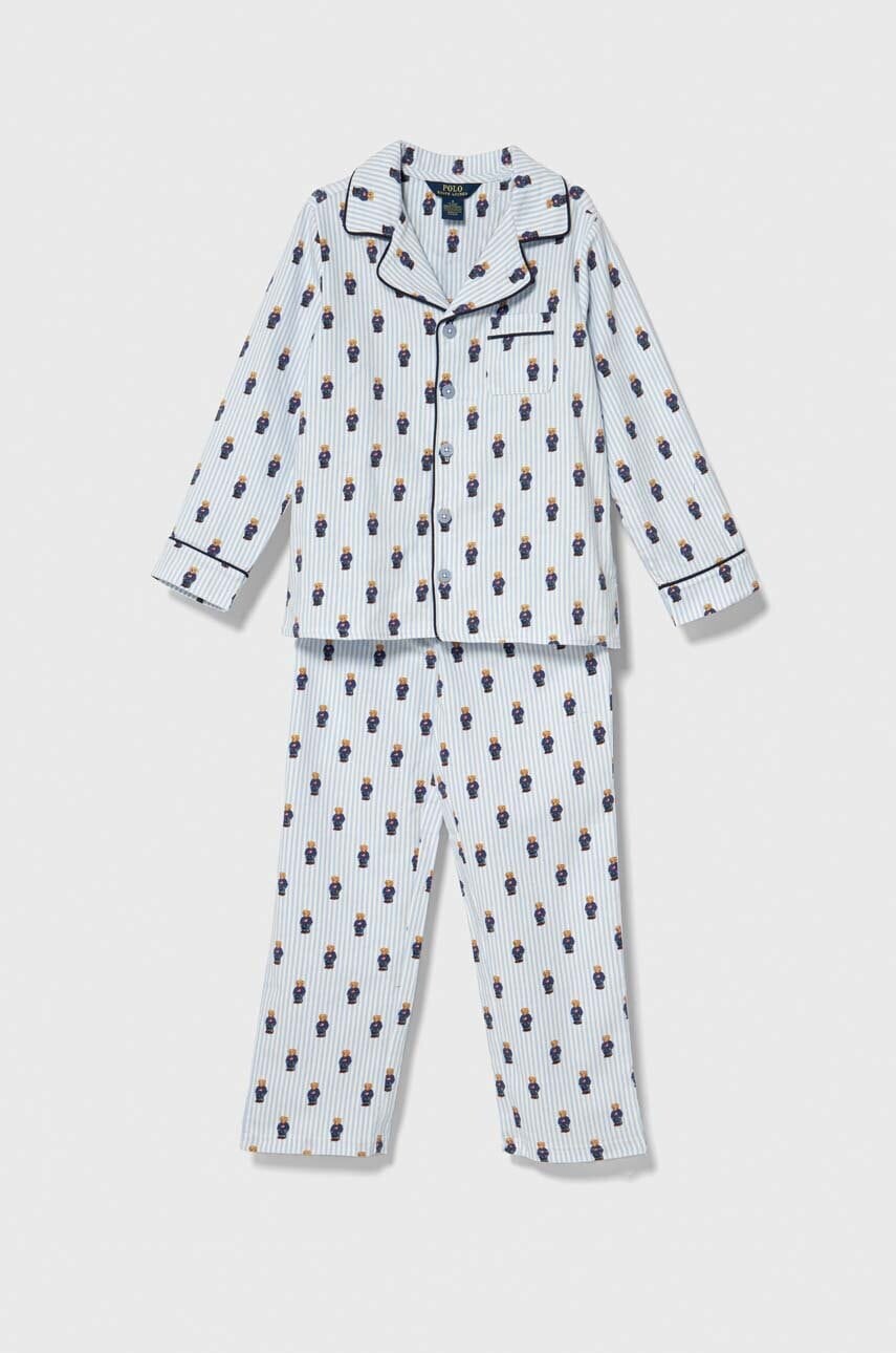 Detské bavlnené pyžamo Polo Ralph Lauren vzorované