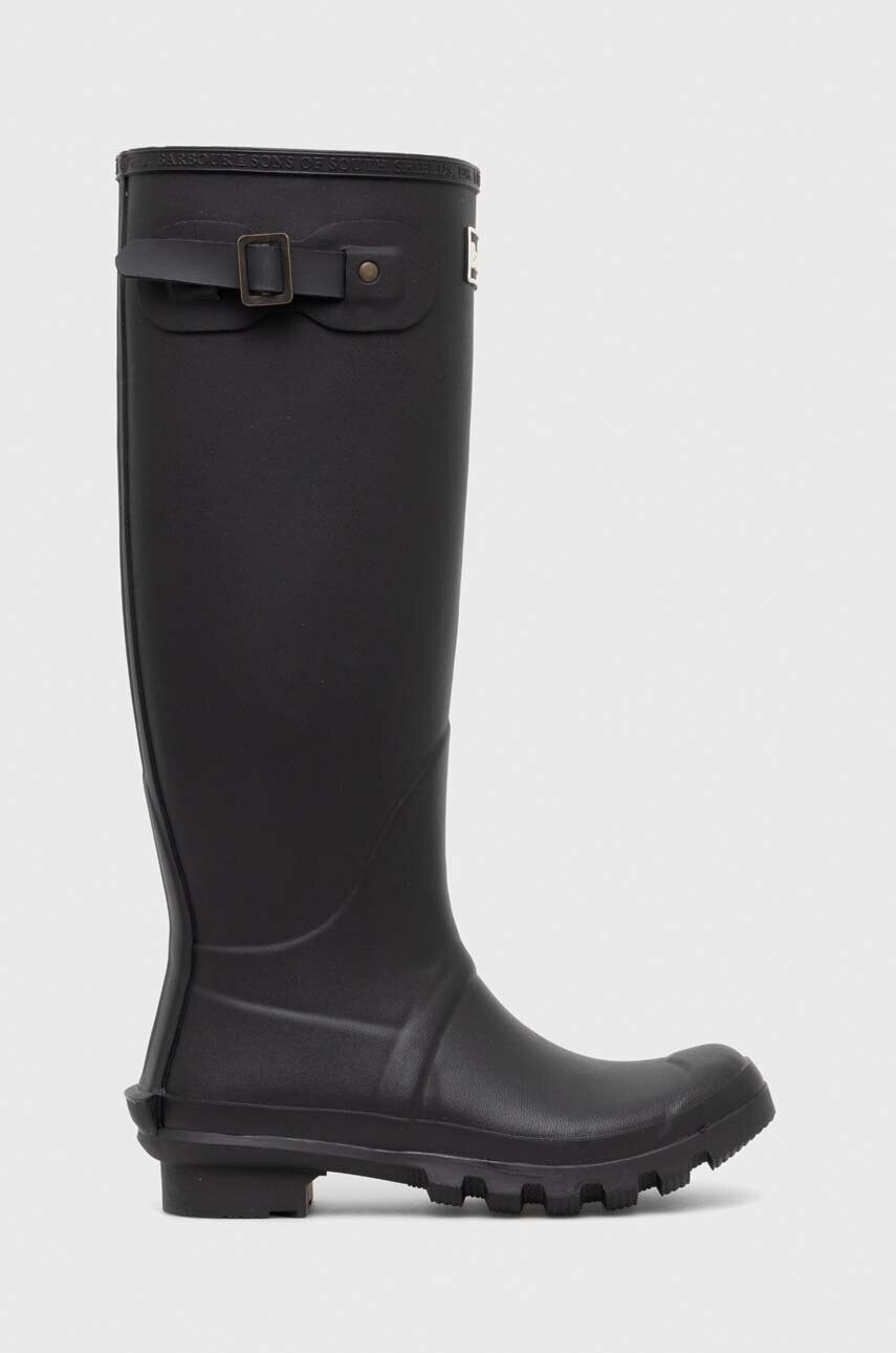 Gumáky Barbour Bede dámske, čierna farba, LRF0043BK11