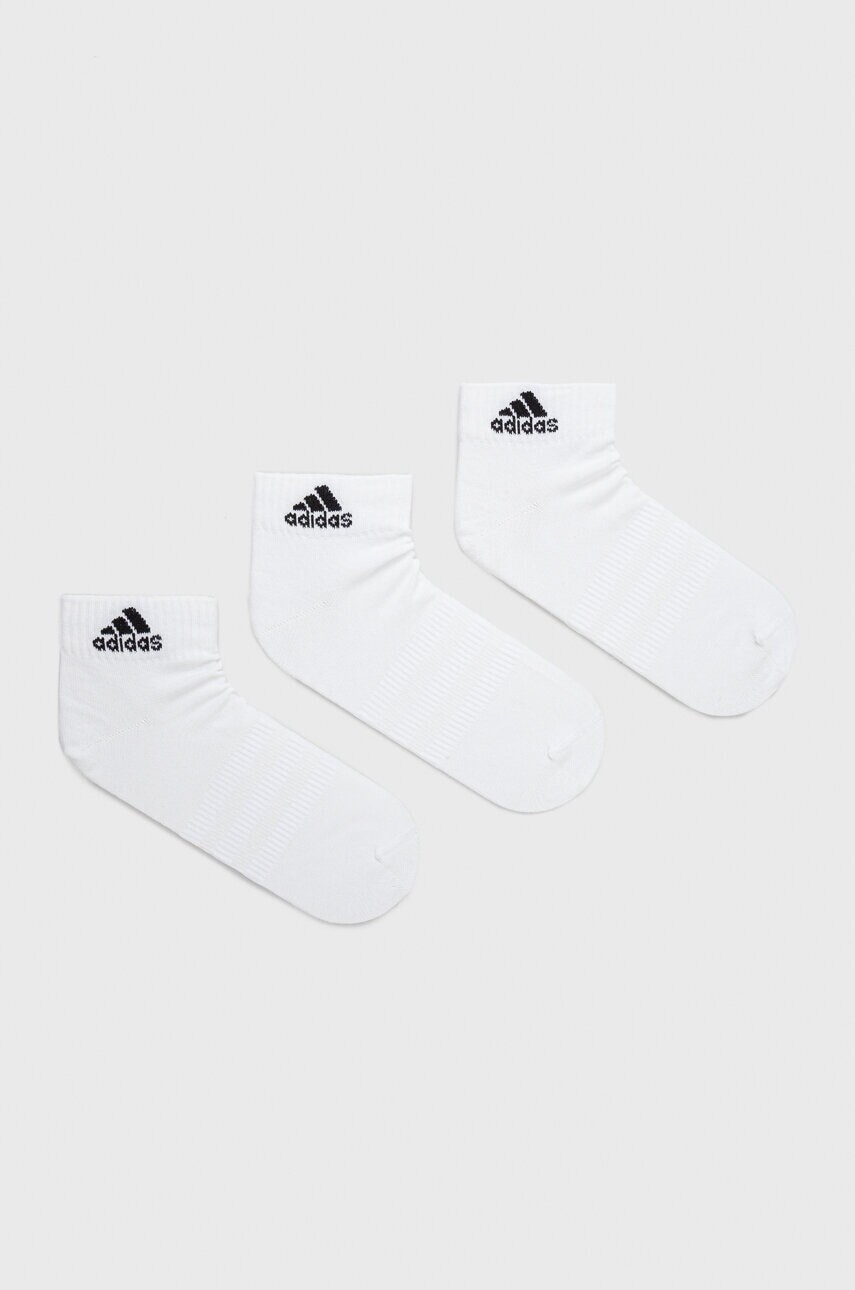 Ponožky adidas 6-pak biela farba, HT3430
