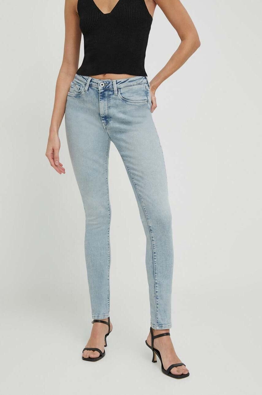 Rifle Pepe Jeans SKINNY JEANS HW dámske, PL204584MI8