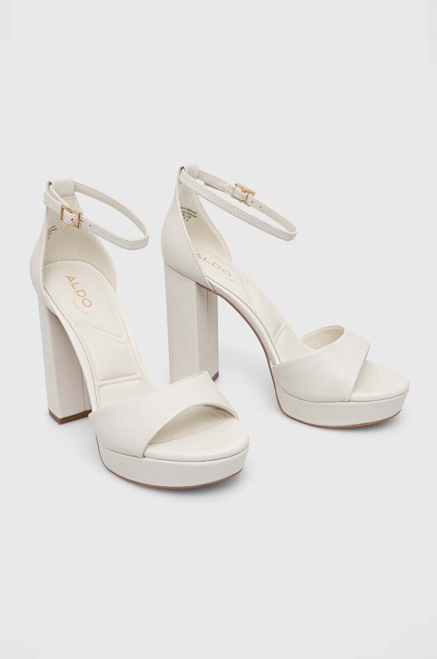 Kožené sandále Aldo ENAEGYN2.0 Enaegyn2.0 biela farba, 13711894