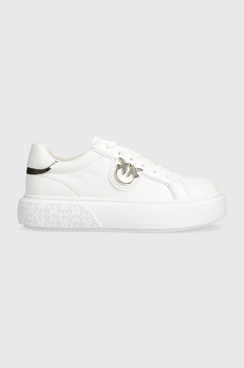 Kožené tenisky Pinko SS0003 P014 ZIA biela farba, Yoko 01