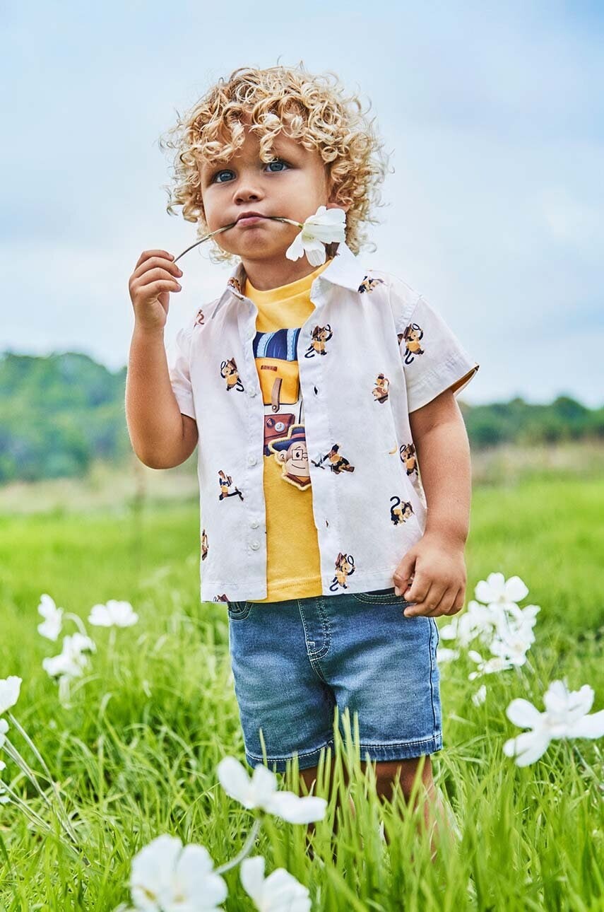 Krátke nohavice pre bábätká Mayoral soft denim