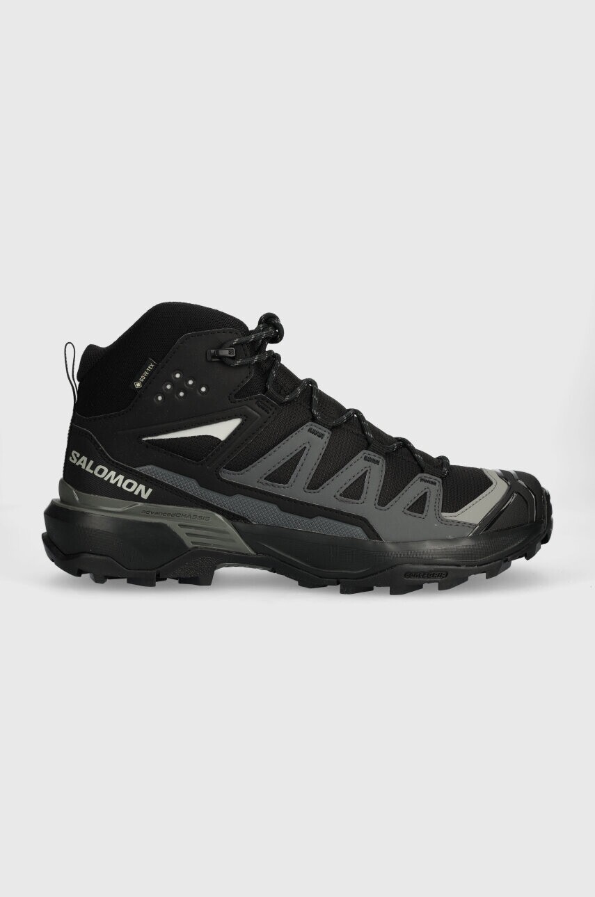 Topánky Salomon X Ultra 360 Mid GTX pánske, čierna farba, L47447600
