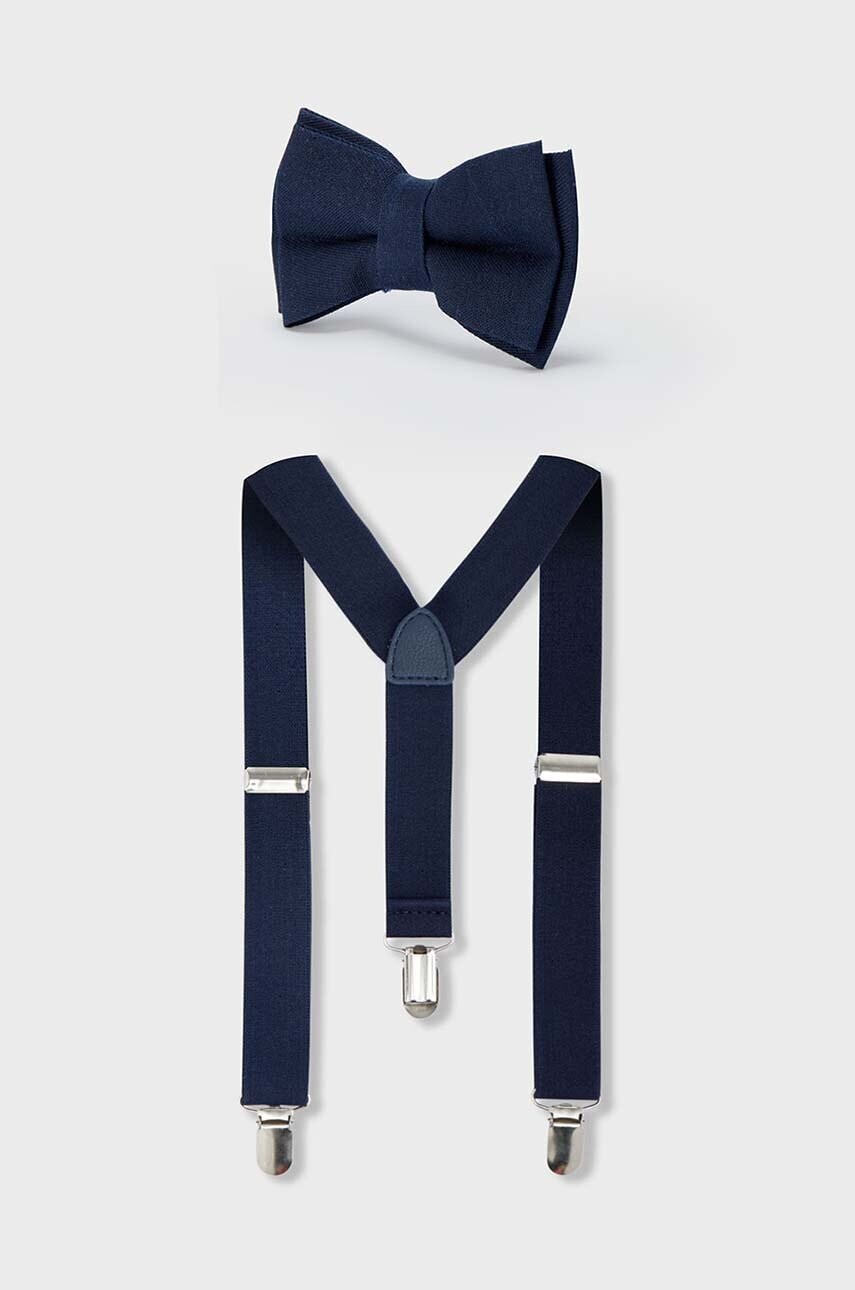 Traky a motýlik Mayoral tmavomodrá farba