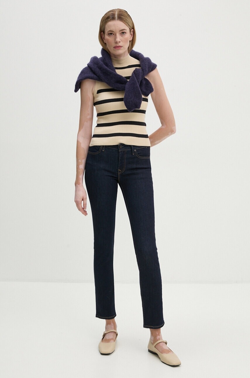 Rifle Levi's 712 SLIM tmavomodrá farba