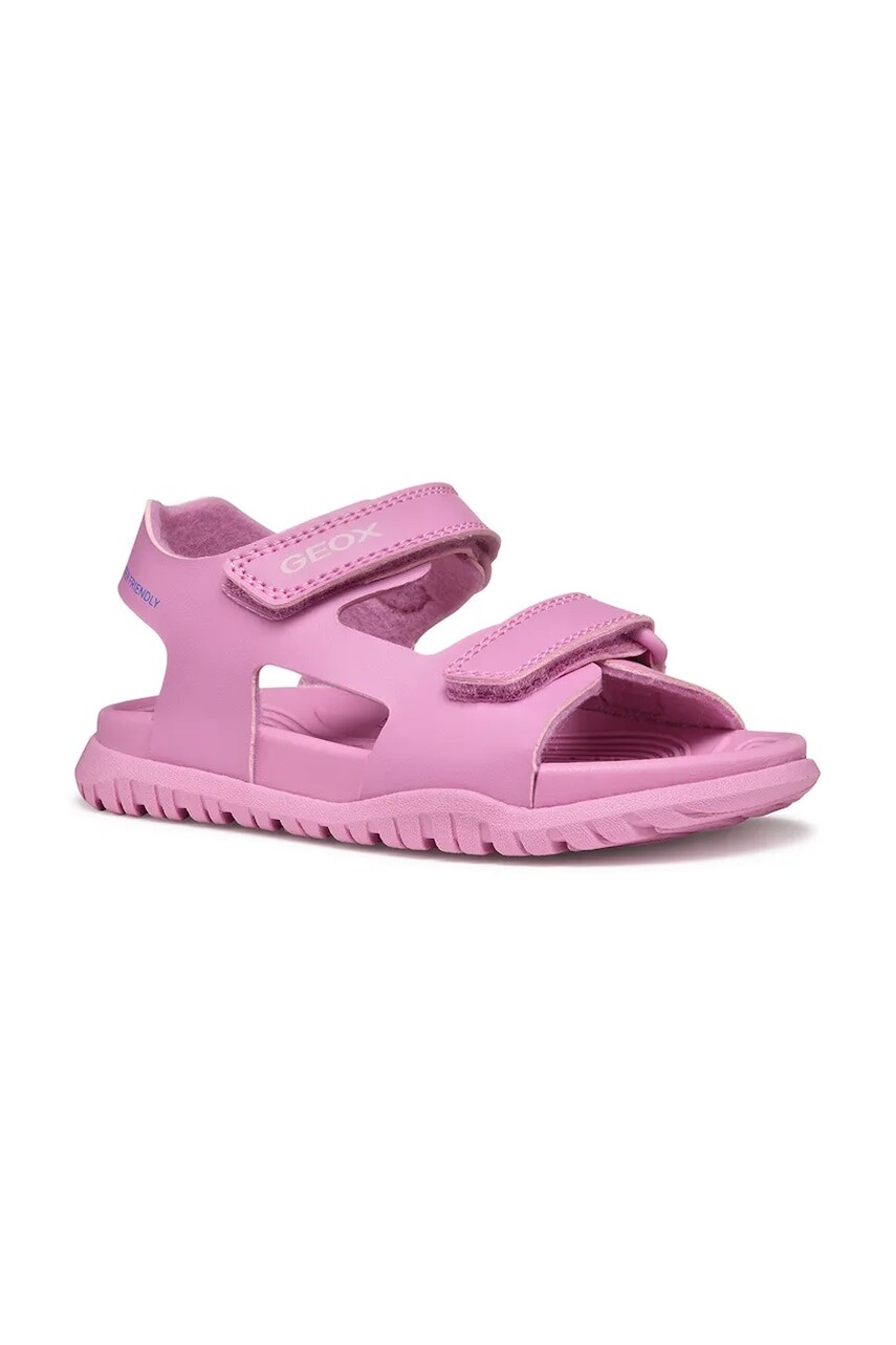 Detské sandále Geox SANDAL FUSBETTO fialová farba