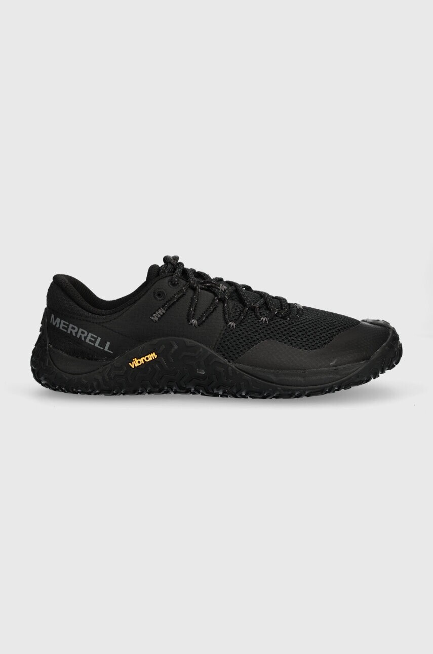 Topánky Merrell Trail Glove 7 pánske, čierna farba, J037151