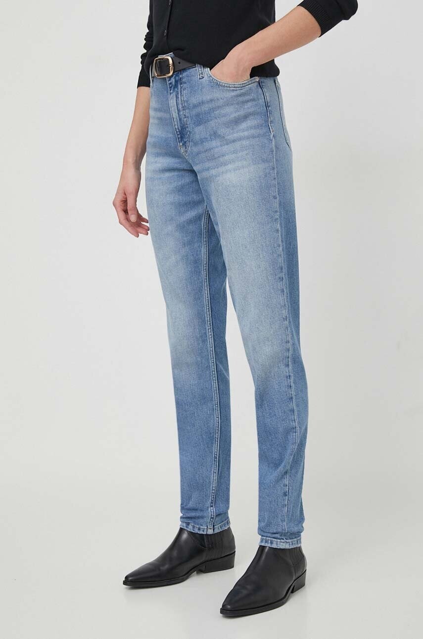 Rifle Calvin Klein Jeans Mom Jean dámske, vysoký pás, J20J222764