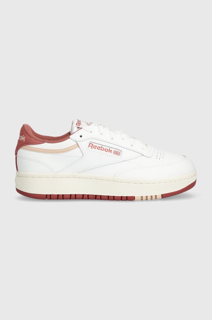 Kožené tenisky Reebok Classic CLUB C biela farba, 100074266