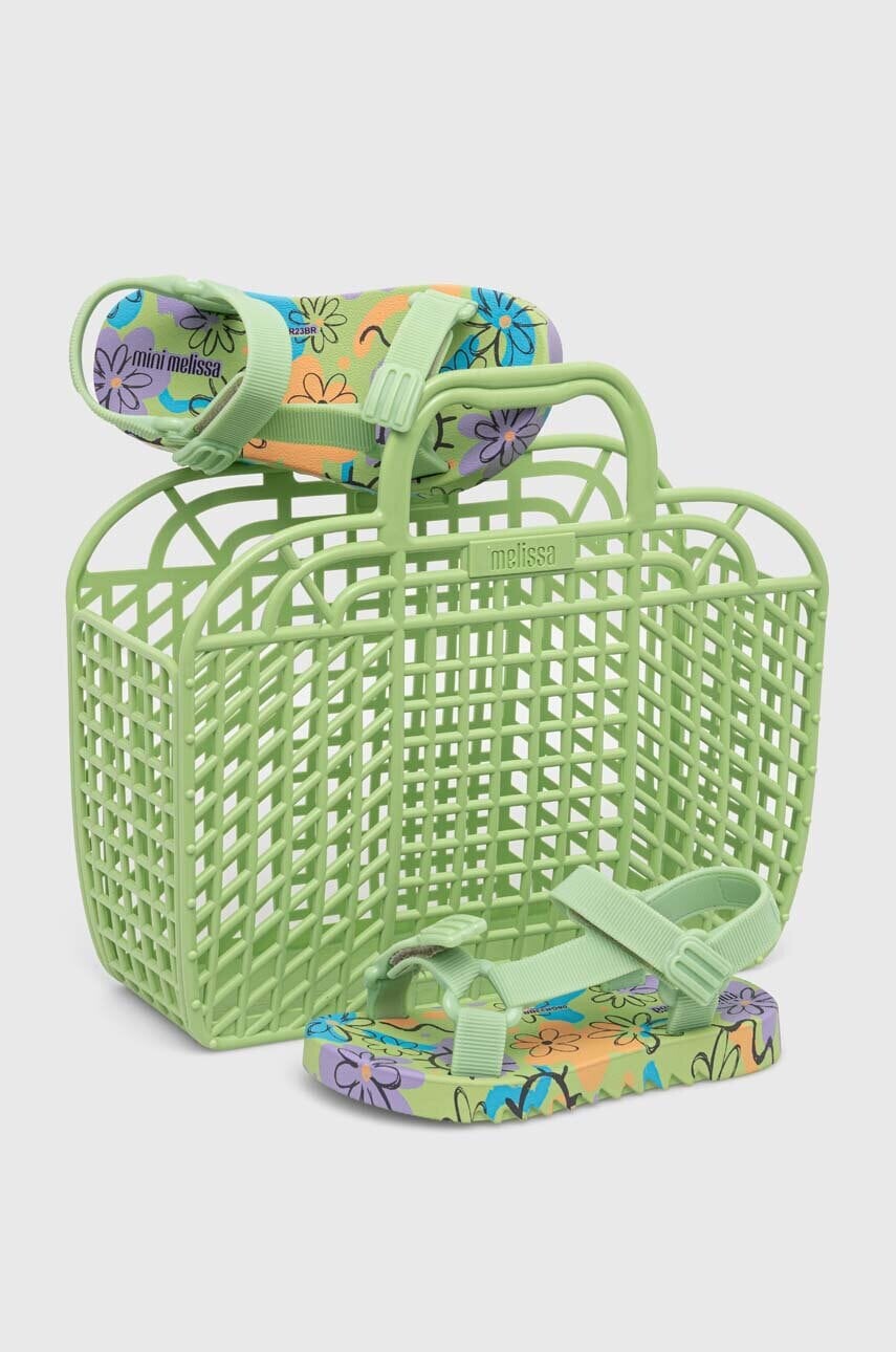 Detské sandále Melissa PLAYTIME BB zelená farba