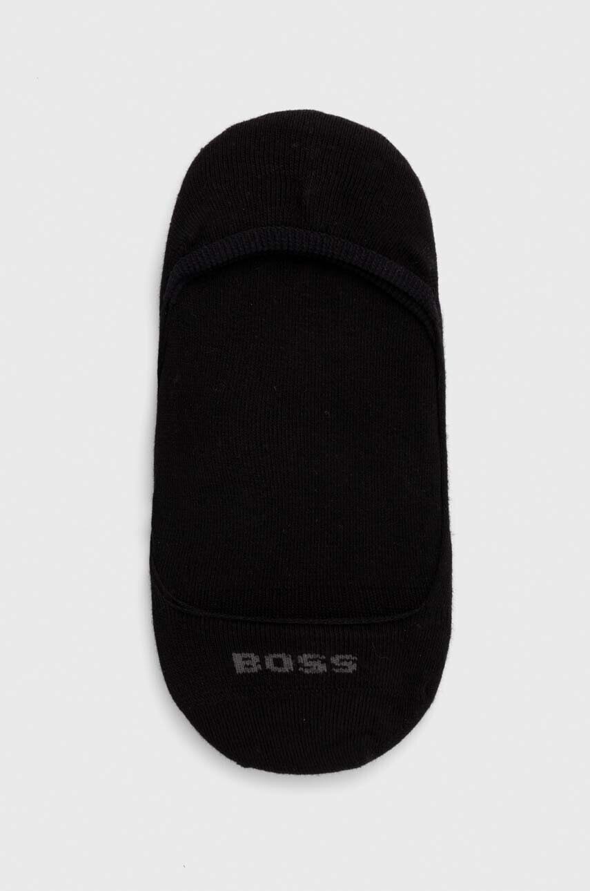 Ponožky BOSS 2-pak dámske,čierna farba,50510770