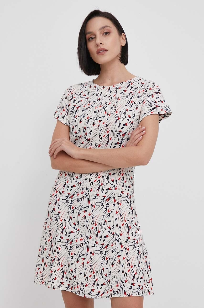 Šaty Tommy Hilfiger mini,áčkový strih,WW0WW42441