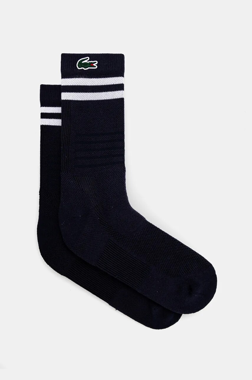 Ponožky Lacoste tmavomodrá farba