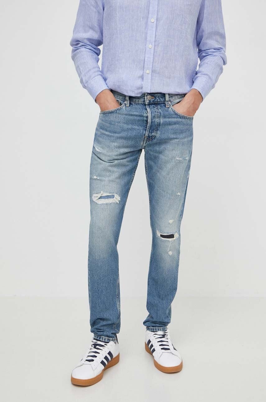 Rifle Pepe Jeans TAPERED JEANS BURN pánske, PM207640