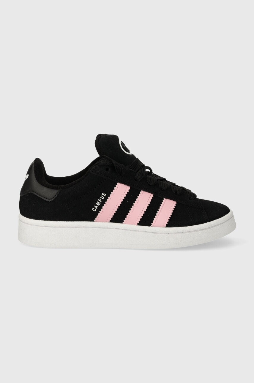 Semišové tenisky adidas Originals Campus 00s čierna farba, ID3171