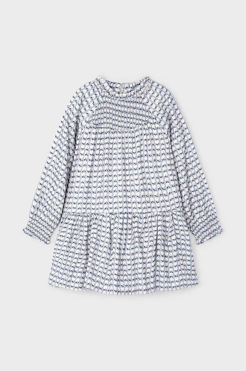 Dievčenské šaty Mayoral mini, áčkový strih, 4923