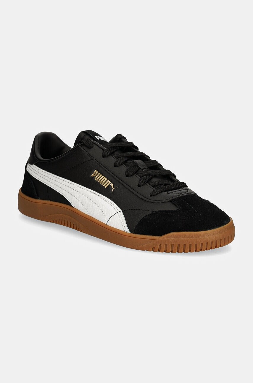 Kožené tenisky Puma Puma Club 5v5 SD čierna farba, 395104