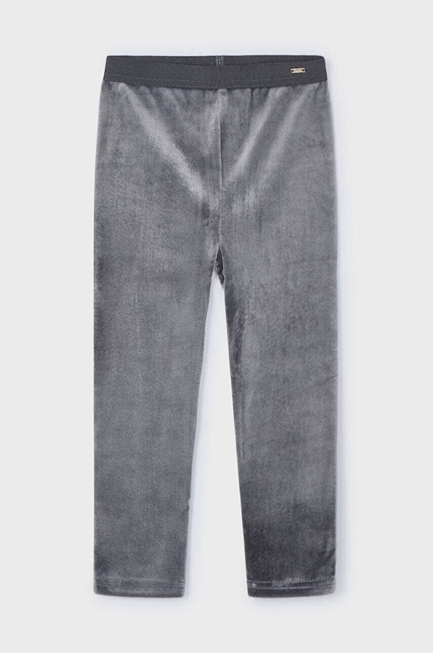 Detské legíny Mayoral šedá farba, jednofarebné, 712