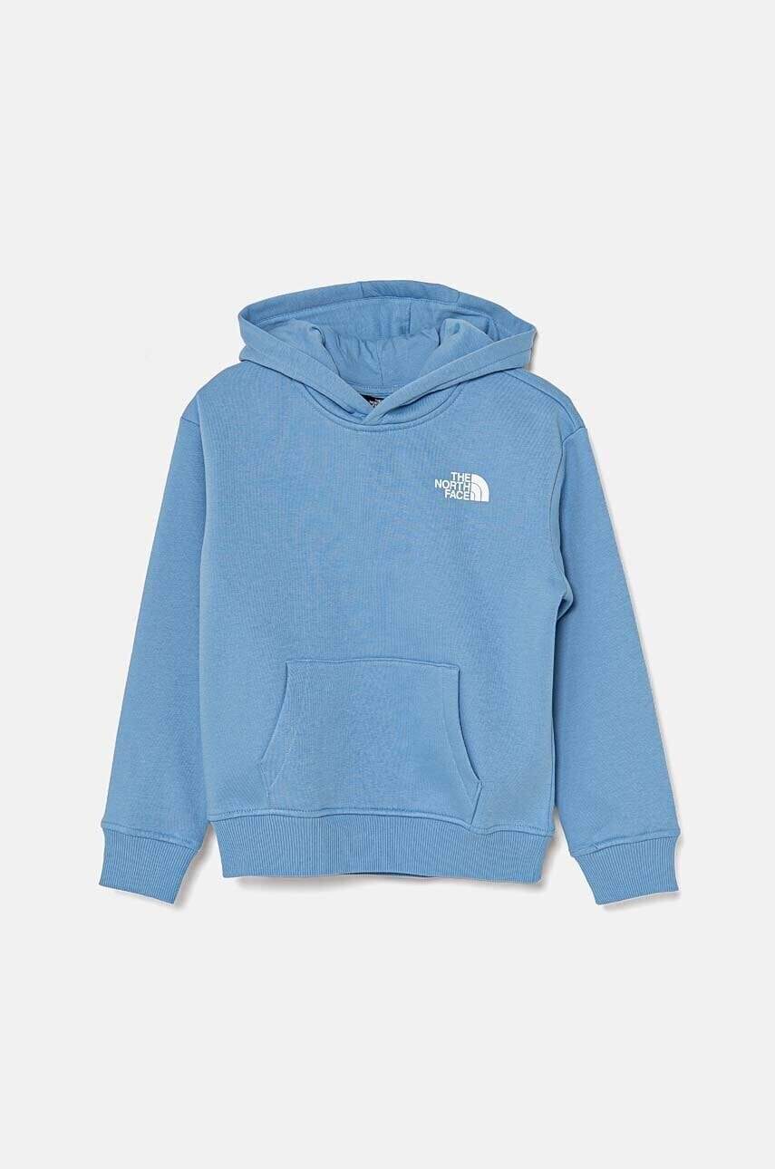 Detská mikina The North Face VERTICAL GRAPHIC OVERSIZED HOODIE s kapucňou, s potlačou, NF0A89HD3O41