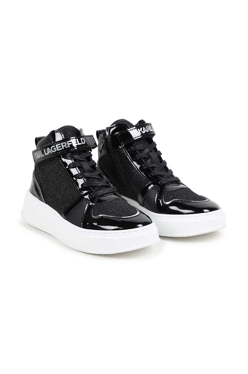 Detské tenisky Karl Lagerfeld čierna farba, Z30306