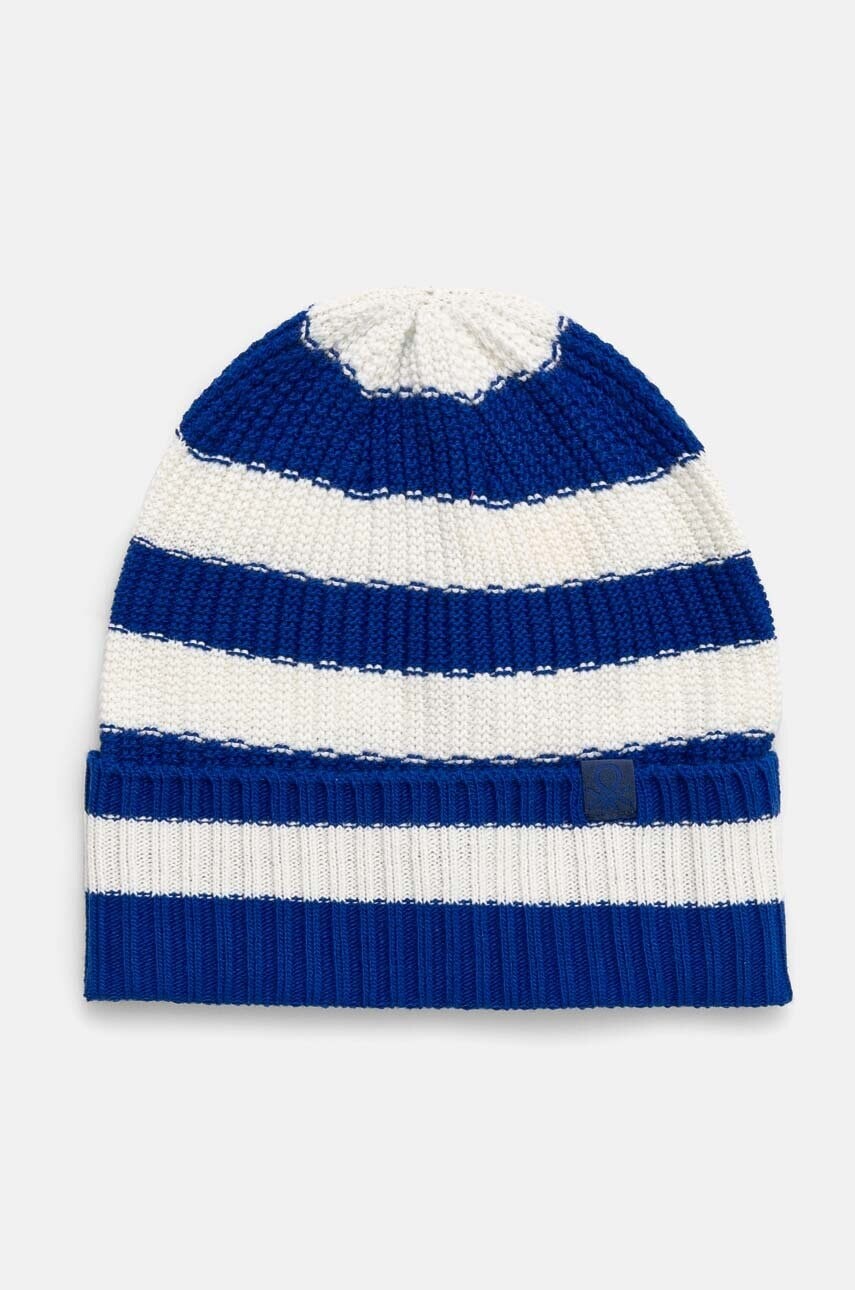 Detská čiapka United Colors of Benetton biela, z tenkej pleteniny, 1270QA00Y