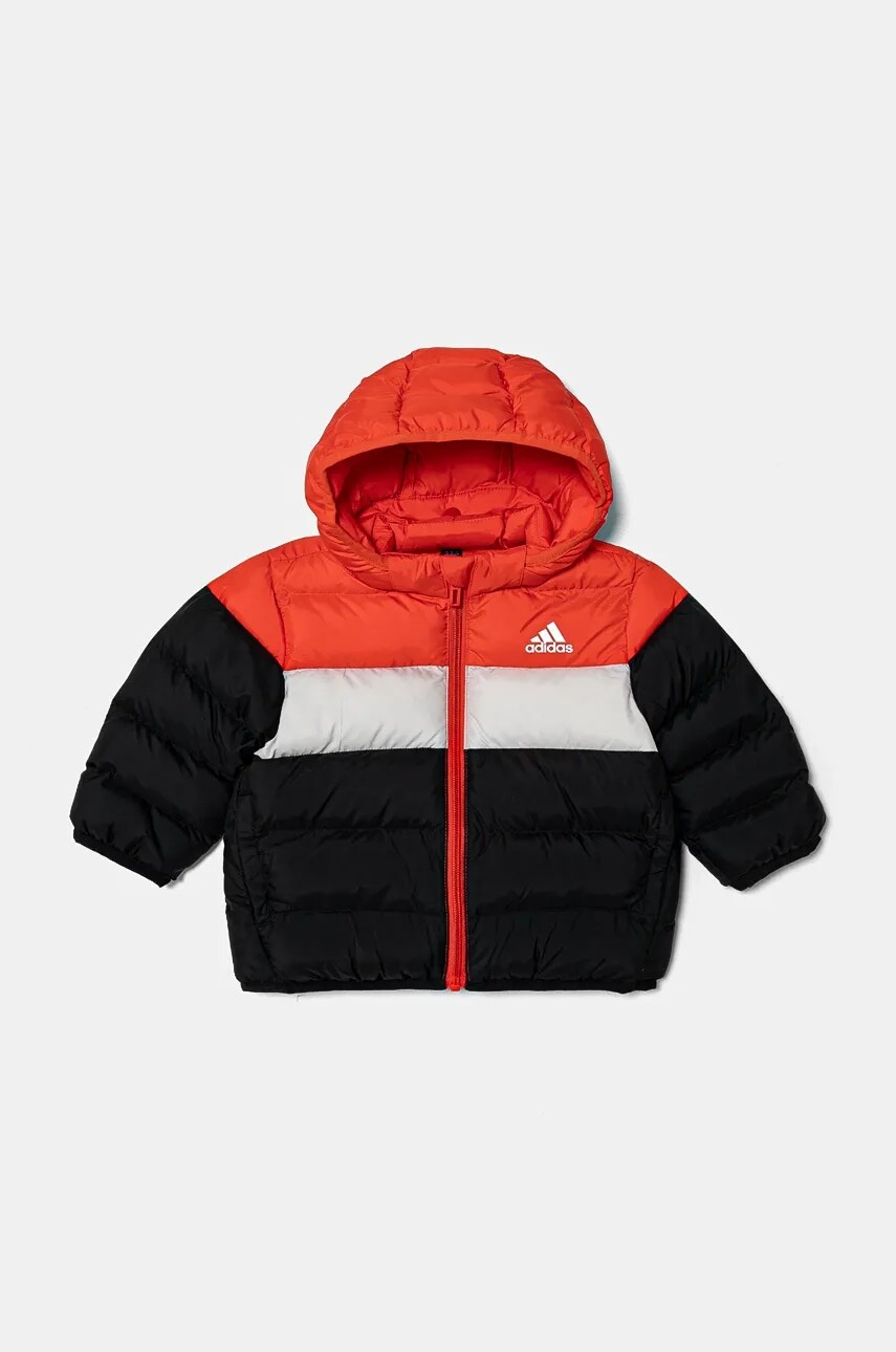 Bunda adidas I SDKT červená farba, IX3301