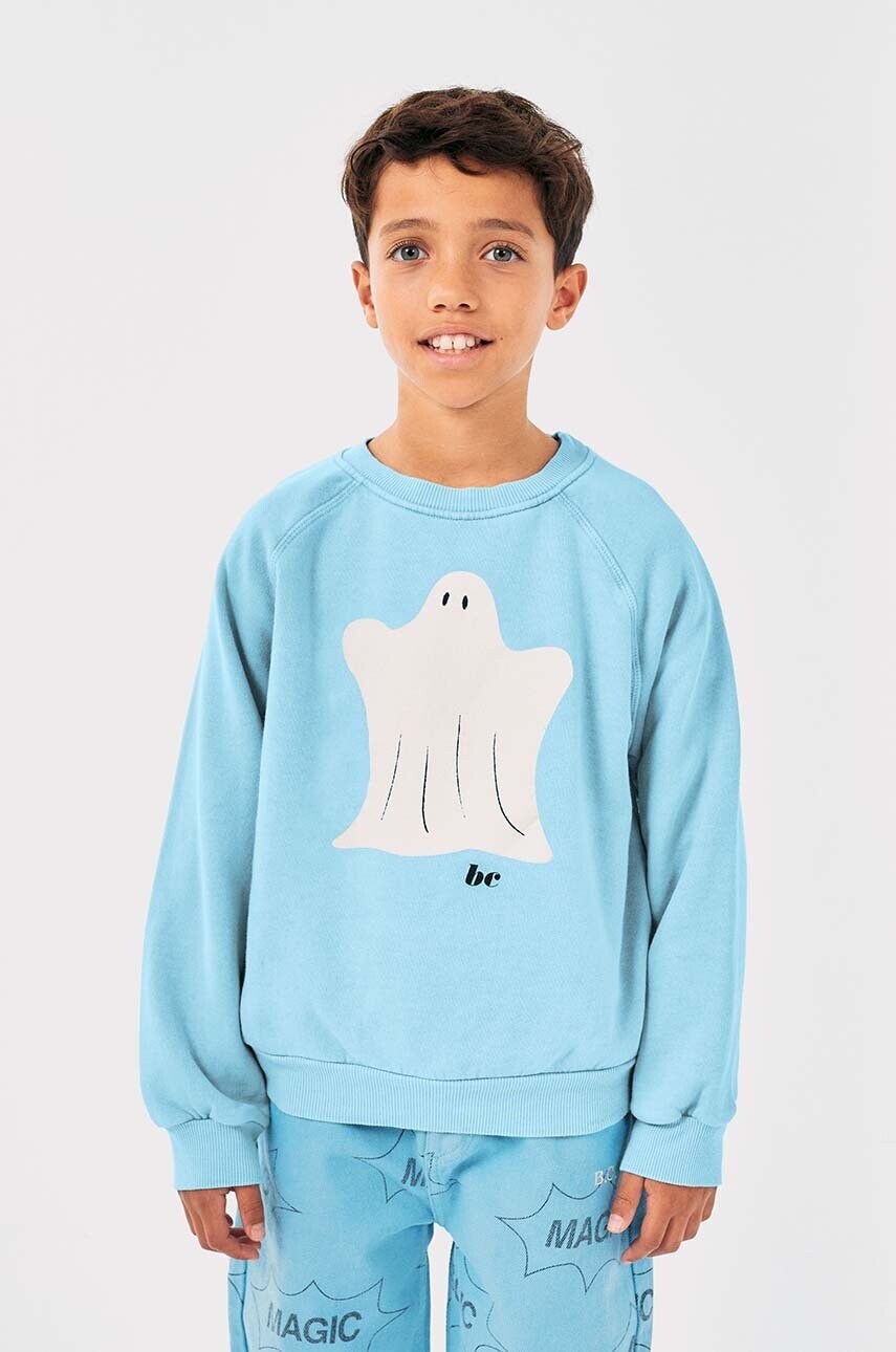 Detská bavlnená mikina Bobo Choses Funny Ghost s potlačou, 224AC051