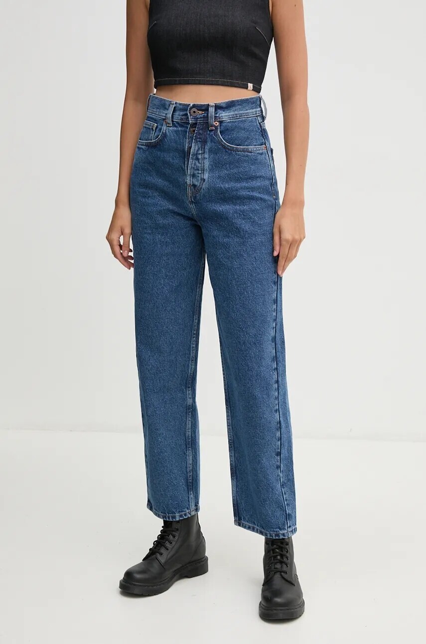 Rifle Pepe Jeans BARREL JEANS UHW dámske, vysoký pás, PL204739CT9