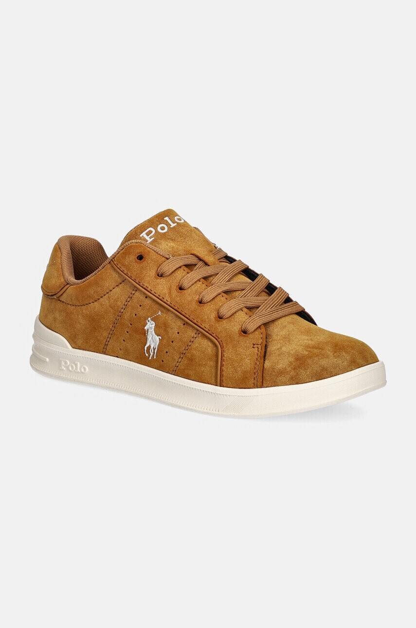 Detské tenisky Polo Ralph Lauren HERITAGE COURT III béžová farba, RL01255250