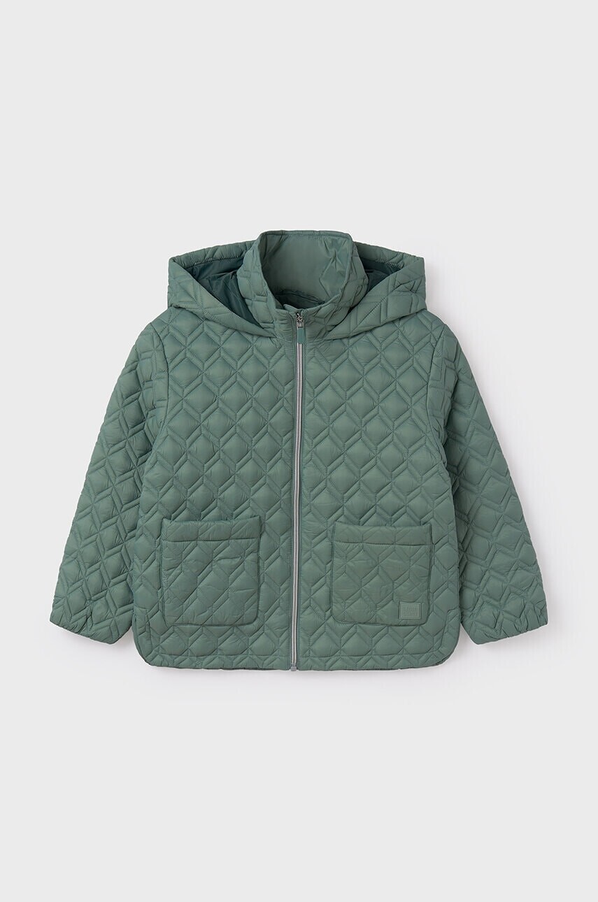 Detská bunda Mayoral Kurtka soft tyrkysová farba, 7482