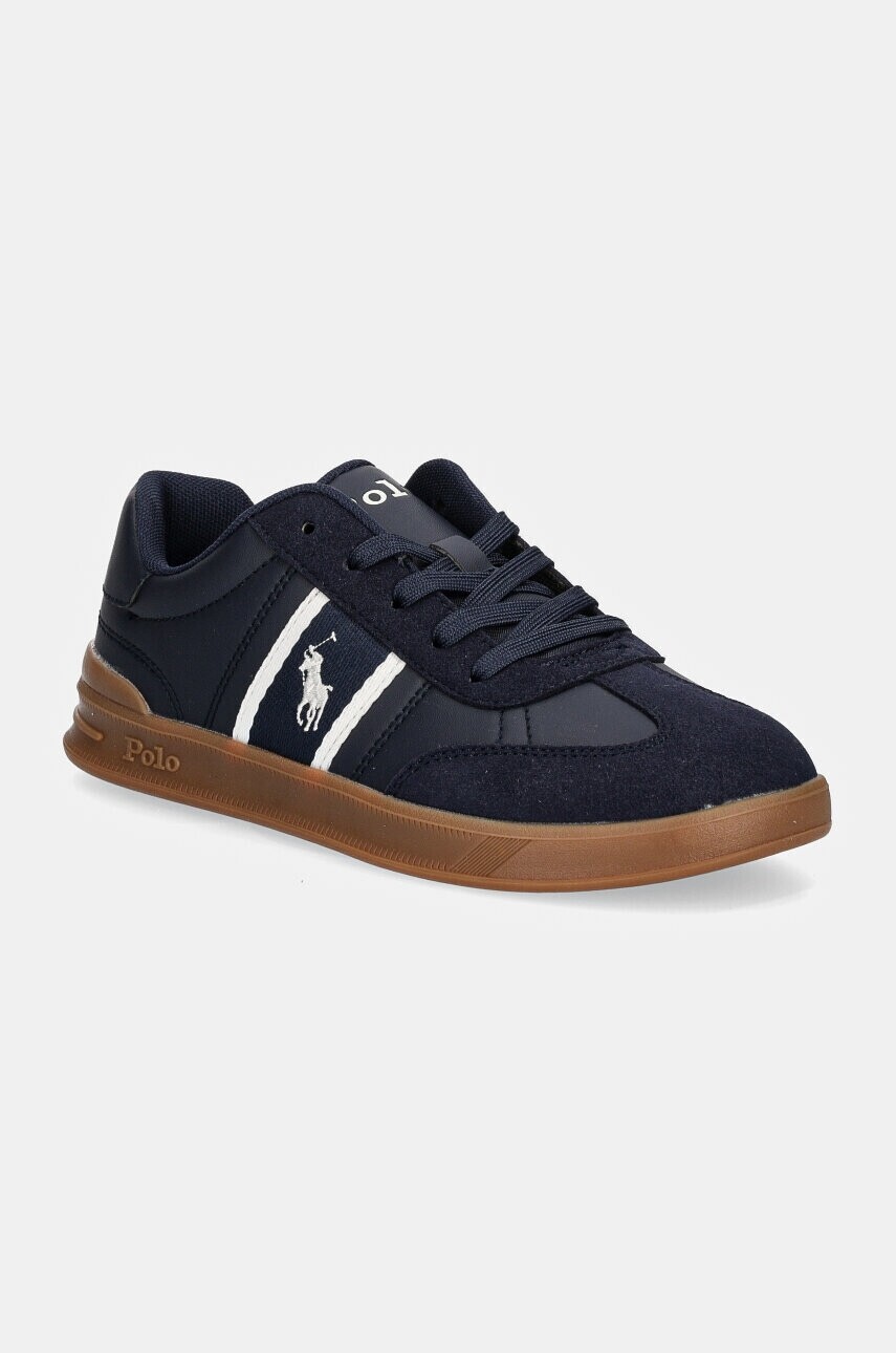 Detské tenisky Polo Ralph Lauren HERITAGE COURT III T-TOE tmavomodrá farba, RL01253410