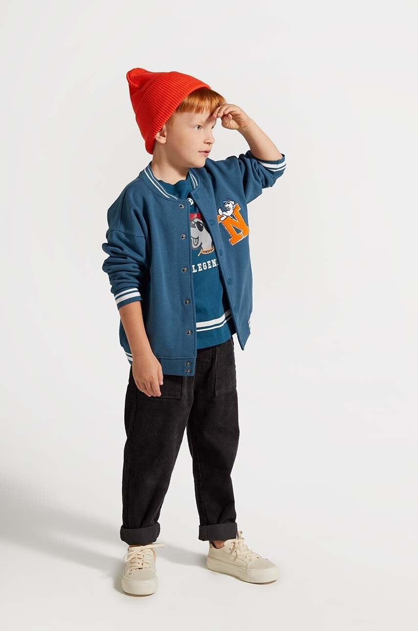 Detské tepláky Coccodrillo šedá farba, jednofarebné, ACADEMY BOY KIDS