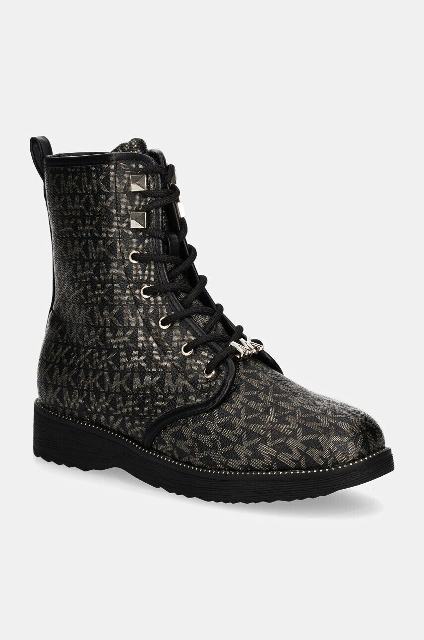 Detské workery Michael Kors HASKELL LOGO čierna farba, MK101095