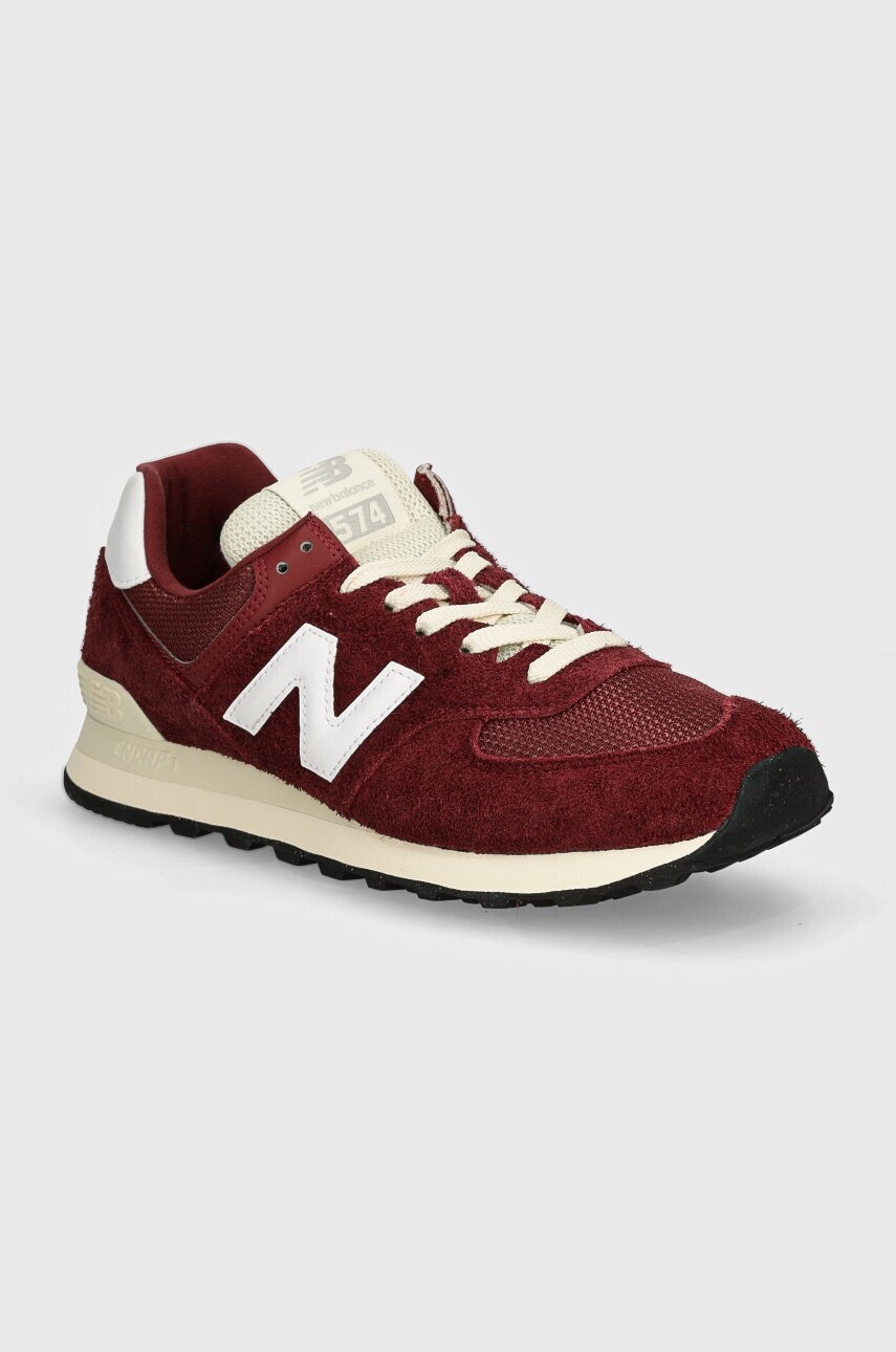 Tenisky New Balance 574 bordová farba, U574RBK