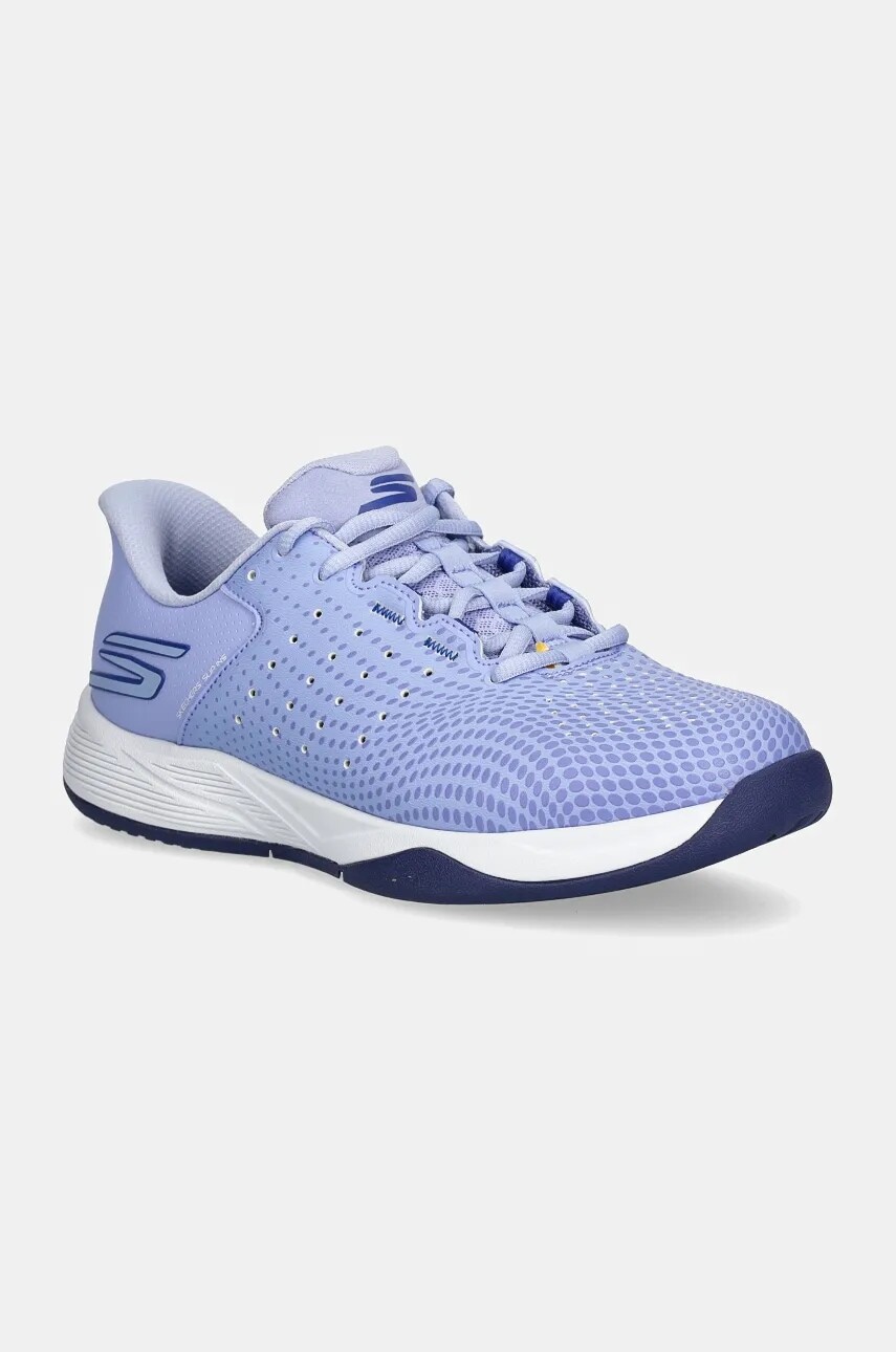 Tréningové topánky Skechers Viper Court fialová farba, 172101