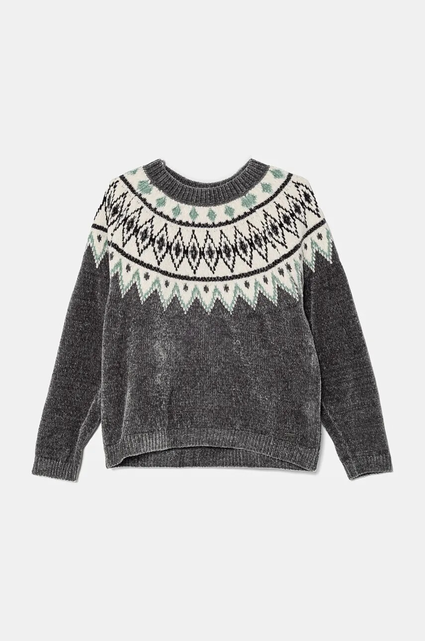 Detský sveter Pepe Jeans WALLACE šedá farba, PG701089