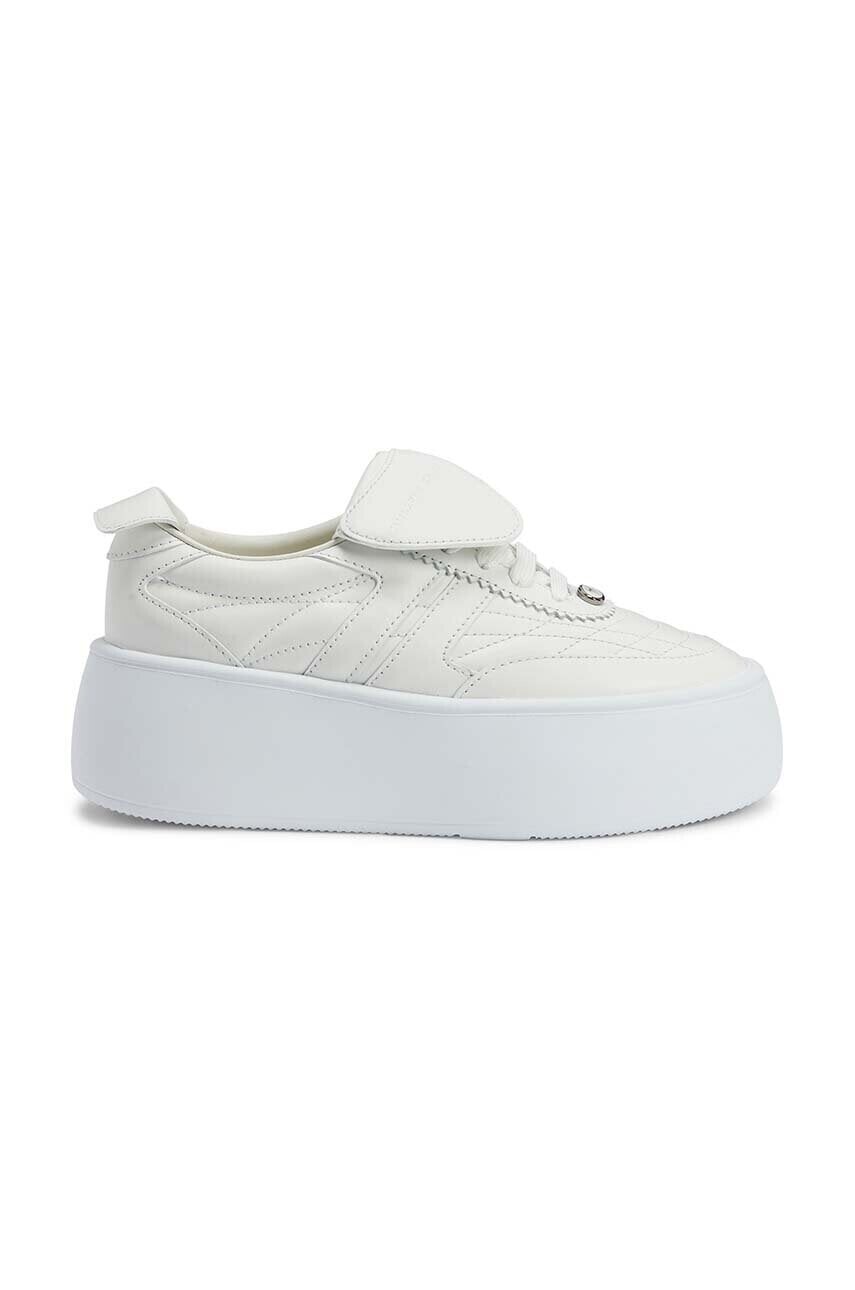 Kožené tenisky Giuseppe Zanotti Alma biela farba, RW40021.002