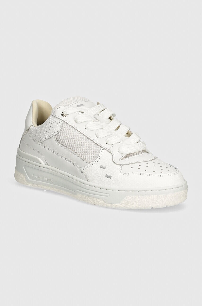 Kožené tenisky Filling Pieces Cruiser Crumbs biela farba, 64427541901