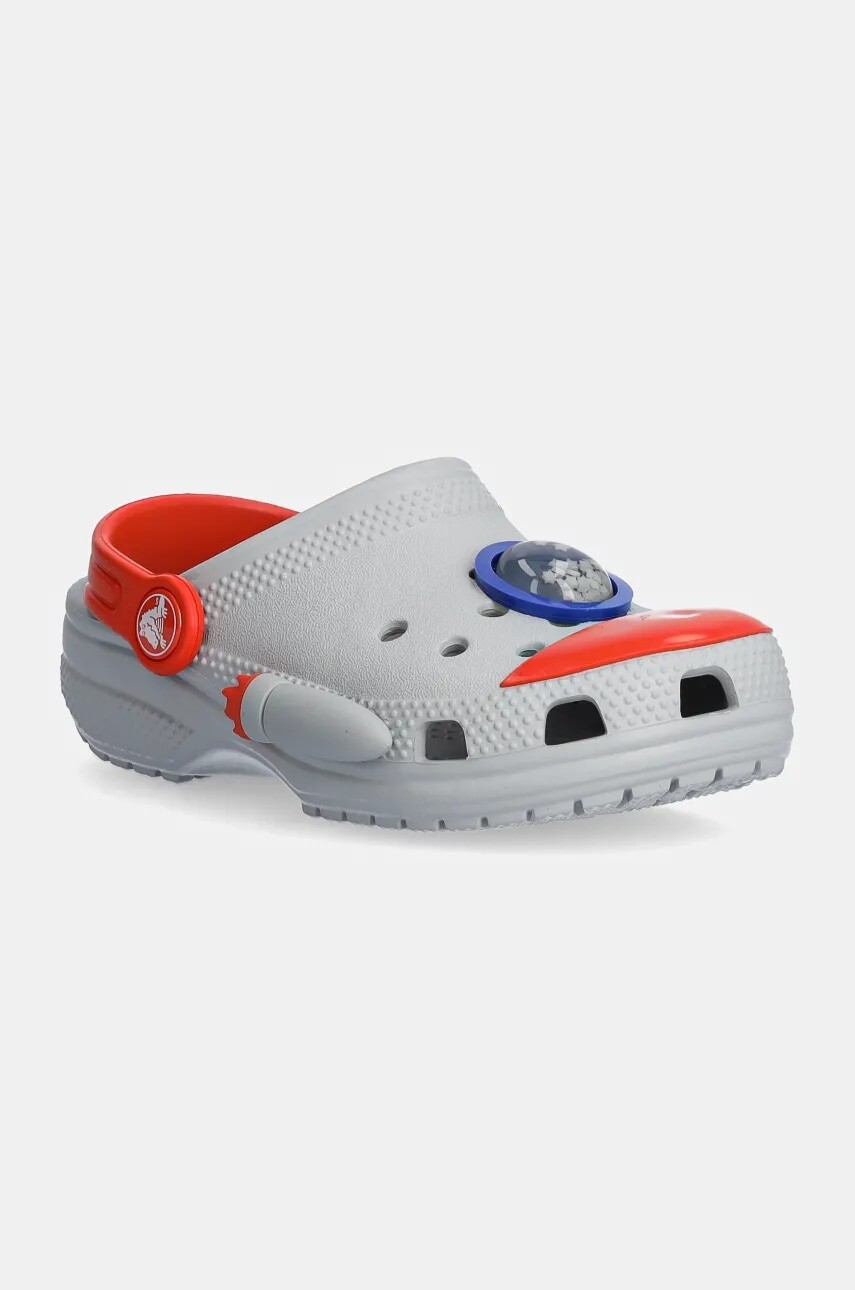 Detské šľapky Crocs CLASSIC ROCKET SHIP CLOG šedá farba, 210359